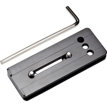 Benro Placa Rápida PL100 | Placa larga tipo Arca Swiss para teleobjetivos y rótulas Benro