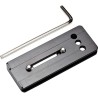 Benro Placa Rápida PL100 | Placa larga tipo Arca Swiss para teleobjetivos y rótulas Benro
