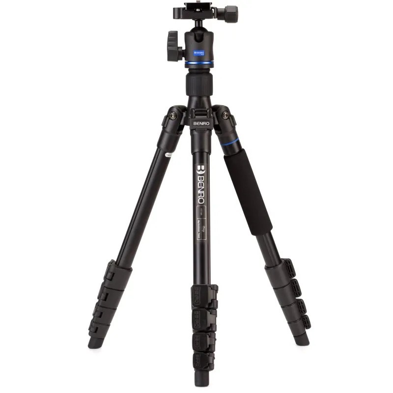 Benro Trípode iFoto FIF19AIB0 con Rótula | trípode con rótula | trípode compacto | trípode para cámara DSLR con rótula