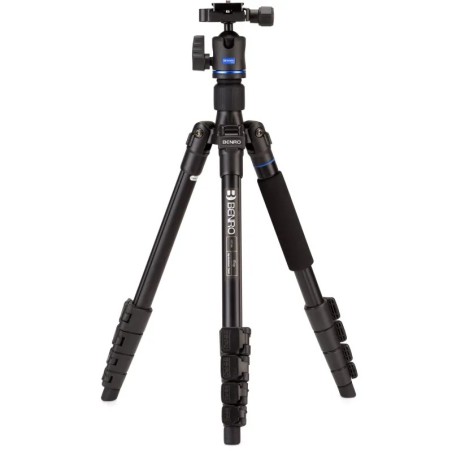 Benro Trípode iFoto FIF19AIB0 con Rótula | trípode con rótula | trípode compacto | trípode para cámara DSLR con rótula