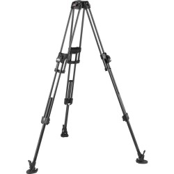 Manfrotto MVTTWINFC | Trípode profesional 645 FAST Twin de carbono con patas dobles