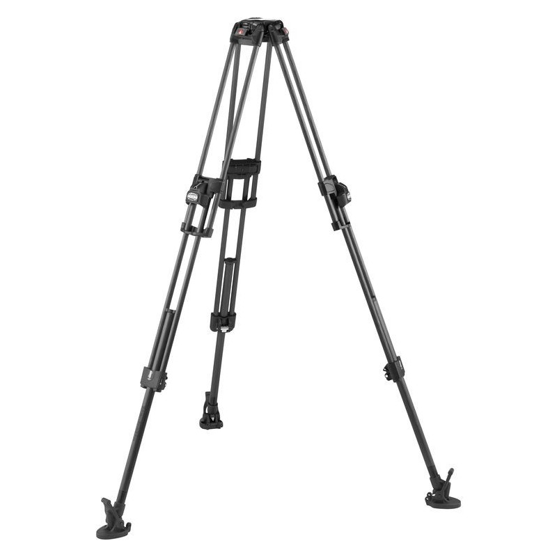 Manfrotto MVTTWINFC | Trípode profesional 645 FAST Twin de carbono con patas dobles