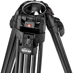 Manfrotto MVTTWINFC | Trípode profesional 645 FAST Twin de carbono con patas dobles