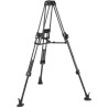 Manfrotto MVTTWINFC | Trípode profesional 645 FAST Twin de carbono con patas dobles