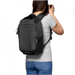 Manfrotto MB MA3-BP-C | Mochila fotográfica compacta para cámaras sin espejo o DSLR pequeñas