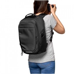 Manfrotto MB MA3-BP-GM | Mochila fotográfica media con acceso lateral y compartimento superior