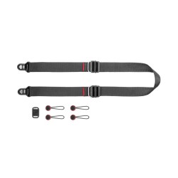 Peak Design Slide Lite V2 Negra Correa | Correa ajustable para cámaras mirrorless y réflex ligeras