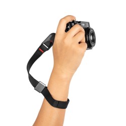 Peak Design Cuff V2 Negra Dragonne | Correa de muñeca elegante y segura para tu cámara