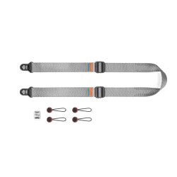 Peak Design Slide Lite V2 Gris Correa | Correa profesional ajustable para cámaras ligeras y mirrorless