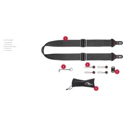 Peak Design Slide Sage Correa | Correa acolchada y ajustable para cámaras DSLR y mirrorless grandes