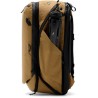 Peak Design Travel 45L Coyote Mochila | Mochila técnica expandible para fotografía y viajes largos