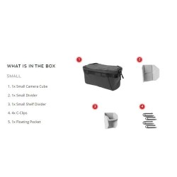 Peak Design Camera Cube V2 Talla S | Cubo organizador acolchado para cámara y accesorios fotográficos