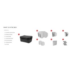 Peak Design Camera Cube V2 Talla S-M | Cubo de almacenamiento flexible para cámaras DSLR y mirrorless