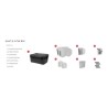 Peak Design Camera Cube V2 Talla S-M | Cubo de almacenamiento flexible para cámaras DSLR y mirrorless