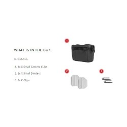 Peak Design Camera Cube V2 Talla XS | Módulo acolchado ultracompacto para cámara y objetivo