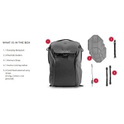 Peak Design Everyday Backpack 20L Gris Claro Mochila | Mochila técnica y elegante para cámaras, portátil y accesorios
