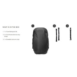 Peak Design Travel 30L Salvia Mochila | Mochila técnica en color verde salvia para escapadas creativas y fotografía compacta