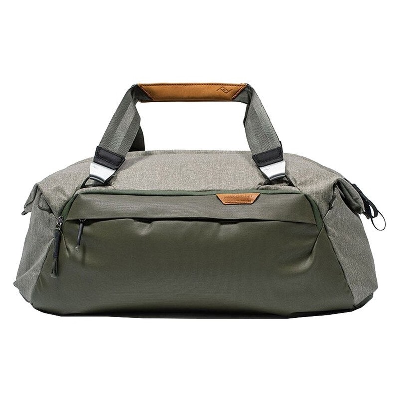 Peak Design Travel Duffel 35L Salvia Bolso | Bolsa de hombro amplia y ligera para transporte creativo con estilo natural