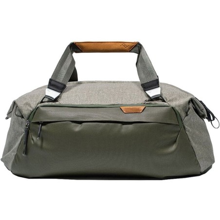 Peak Design Travel Duffel 35L Salvia Bolso | Bolsa de hombro amplia y ligera para transporte creativo con estilo natural