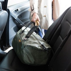 Peak Design Travel Duffel 35L Salvia Bolso | Bolsa de hombro amplia y ligera para transporte creativo con estilo natural