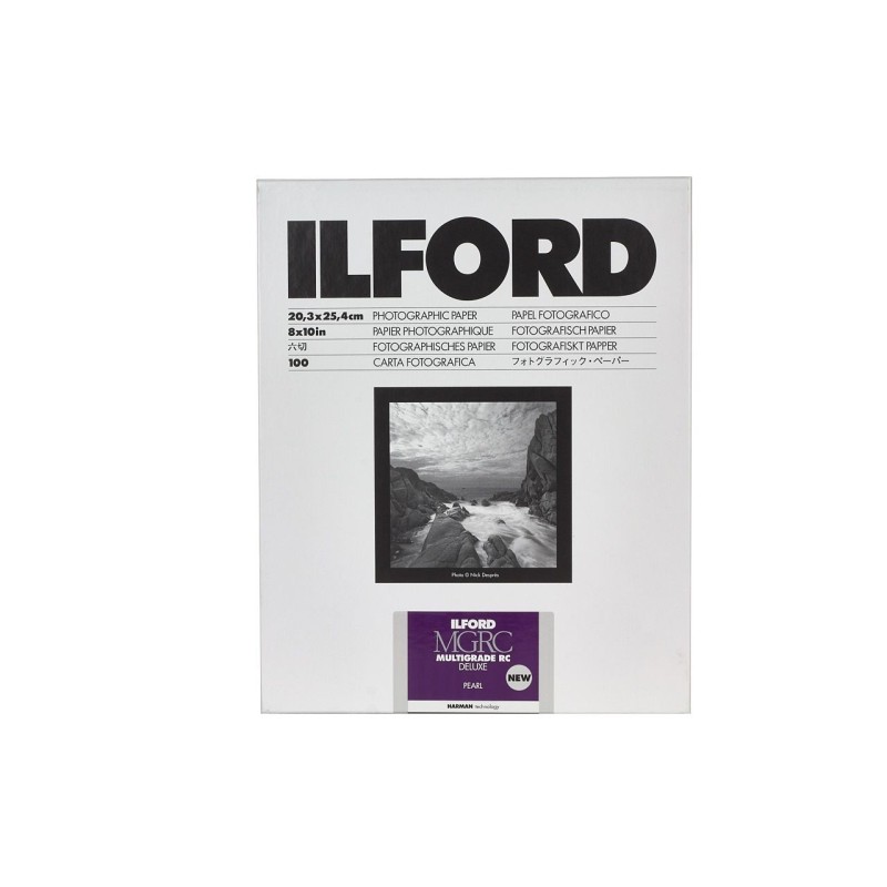 Ilford Papel Multigrade MGRC Deluxe Pearl 24x30,5cm (50 Hojas) | Compra Papel Satinado Fotográfico | Precio Papel Pearl