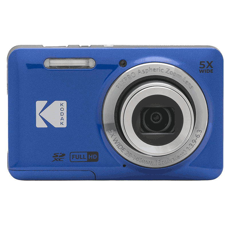 Kodak Cámara Compacta Digital Pixpro FZ55 Zoom Óptico 5X Azul | Compra Cámara Compacta Zoom 5X | Precio Pixpro FZ55