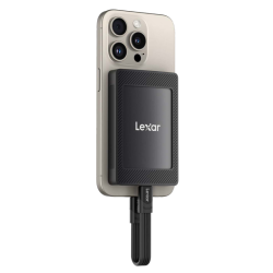 Lexar Disco Duro Magnético SL500M SSD 1TB | SSD portátil de alta velocidad con fijación magnética