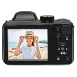Kodak Pack Cámara Digital Pixpro AZ425 Negro + 2 Baterías + Funda + SD 32GB | Compra Pack Bridge Zoom | Precio Pack AZ425
