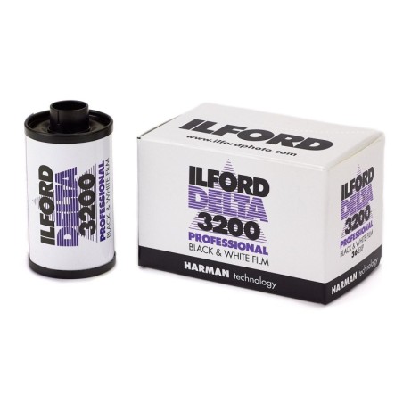 Ilford Pack de 10 Películas Delta 3200 35-36 Blanco y Negro | Compra Película Rápida ISO 3200 | Precio Película Delta 3200