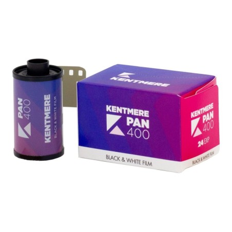 Ilford Pack de 10 Películas Kentmere Pan 400 35-24 Blanco y Negro | Compra Película ISO 400 24 Fotogramas | Precio Kentmere Pan