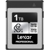Lexar CFexpress Pro Tipo B Silver Series 1TB | Tarjeta de memoria profesional de alta velocidad para grabaciones en 8K y archivo