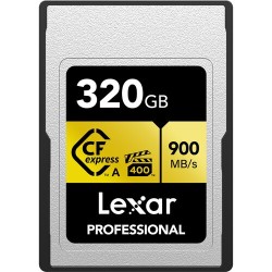 Compra Lexar CFexpress Pro Type A Gold 320G | Tarjeta de Memoria Ultra Rápida para Video Profesional