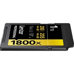 Lexar SD Pro Gold UHS-II 1800x 1TB V60 | Tarjeta SD de alto rendimiento para fotografía y video en 4K