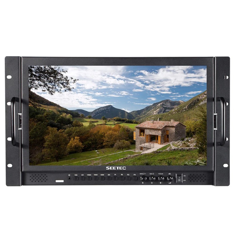 Feelworld P173-9HSDRM Monitor | Monitor de 17.3” con marco de rack para estudios de televisión y control profesional