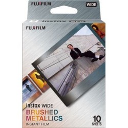 Fujifilm Película Instax Wide Brushed Metal WW1 | Película instantánea con diseño metálico
