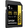 Lexar SD Pro Gold UHS-II 1800x 1TB V60 | Tarjeta SD de alto rendimiento para fotografía y video en 4K