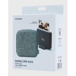 Fujifilm Funda Instax Link Wide Mocha | Protección elegante para impresora portátil