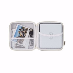 Fujifilm Funda Instax Link Wide Blanco | Protección sobria y resistente para impresora portátil
