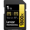 Lexar SD Pro Gold UHS-II 1800x 1TB V60 | Tarjeta SD de alto rendimiento para fotografía y video en 4K