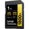 Lexar SD Pro Gold UHS-II 1800x 1TB V60 | Tarjeta SD de alto rendimiento para fotografía y video en 4K