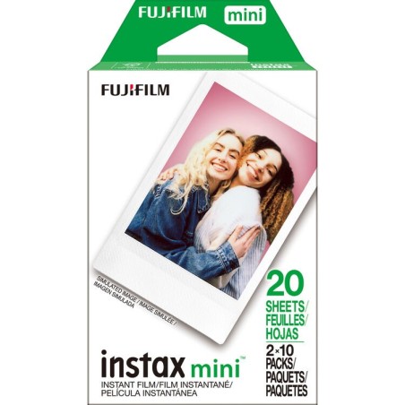 Fujifilm Película Instax Mini Bipack | Pack doble de película instantánea Formato Mini
