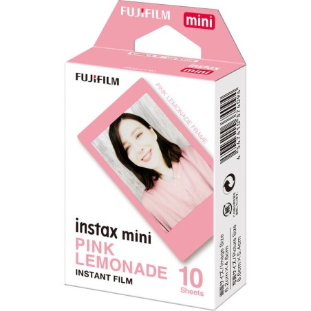 Fujifilm Película Instax Mini Pink Lemonade (10 Fotos) | Dulzura en color rosa pastel