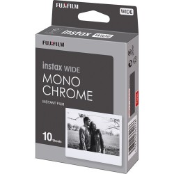 Fujifilm Película Instax Wide Monochrome (10 Fotos) | Blanco y negro artístico