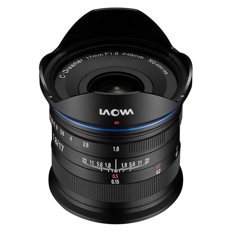 Laowa 17/1.8 Micro 4/3 | Lente Gran Angular Leofoto para Micro Cuatro Tercios