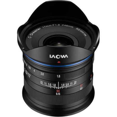 Laowa 17/1.8 Micro 4/3 | Lente Gran Angular Leofoto para Micro Cuatro Tercios
