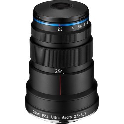 Laowa 25/2.8 Ultra-Macro 2.5-5X Sony FE | Lente Macro Leofoto 2.5-5X para Sony FE
