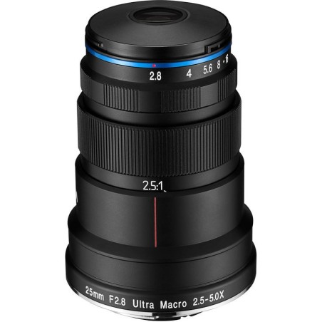 Laowa 25/2.8 Ultra-Macro 2.5-5X Sony FE | Lente Macro Leofoto 2.5-5X para Sony FE