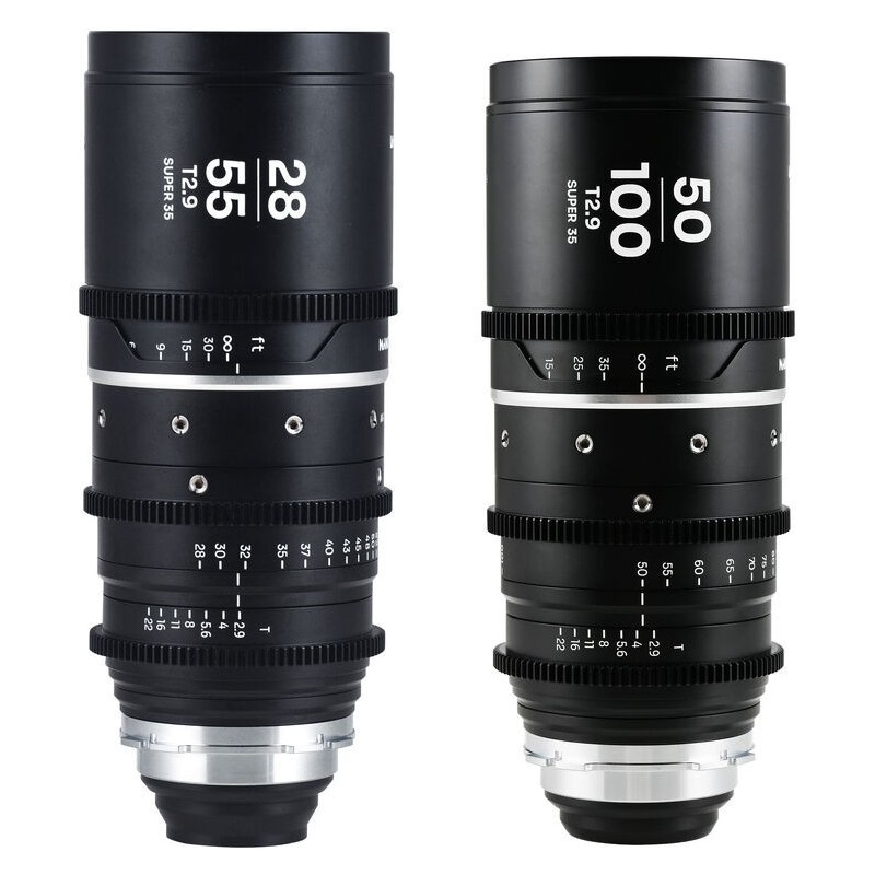 Laowa Pack S35 Nanomorph 28-55 + 50-100 Plata | Kit de Lentes Anamórficas S35 para Cine