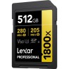 Compra Lexar SD Pro Gold UHS-II 1800X 512GB | Tarjeta de Memoria Profesional Ultra Rápida