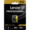 Compra Lexar SD Pro Gold UHS-II 1800X 512GB | Tarjeta de Memoria Profesional Ultra Rápida